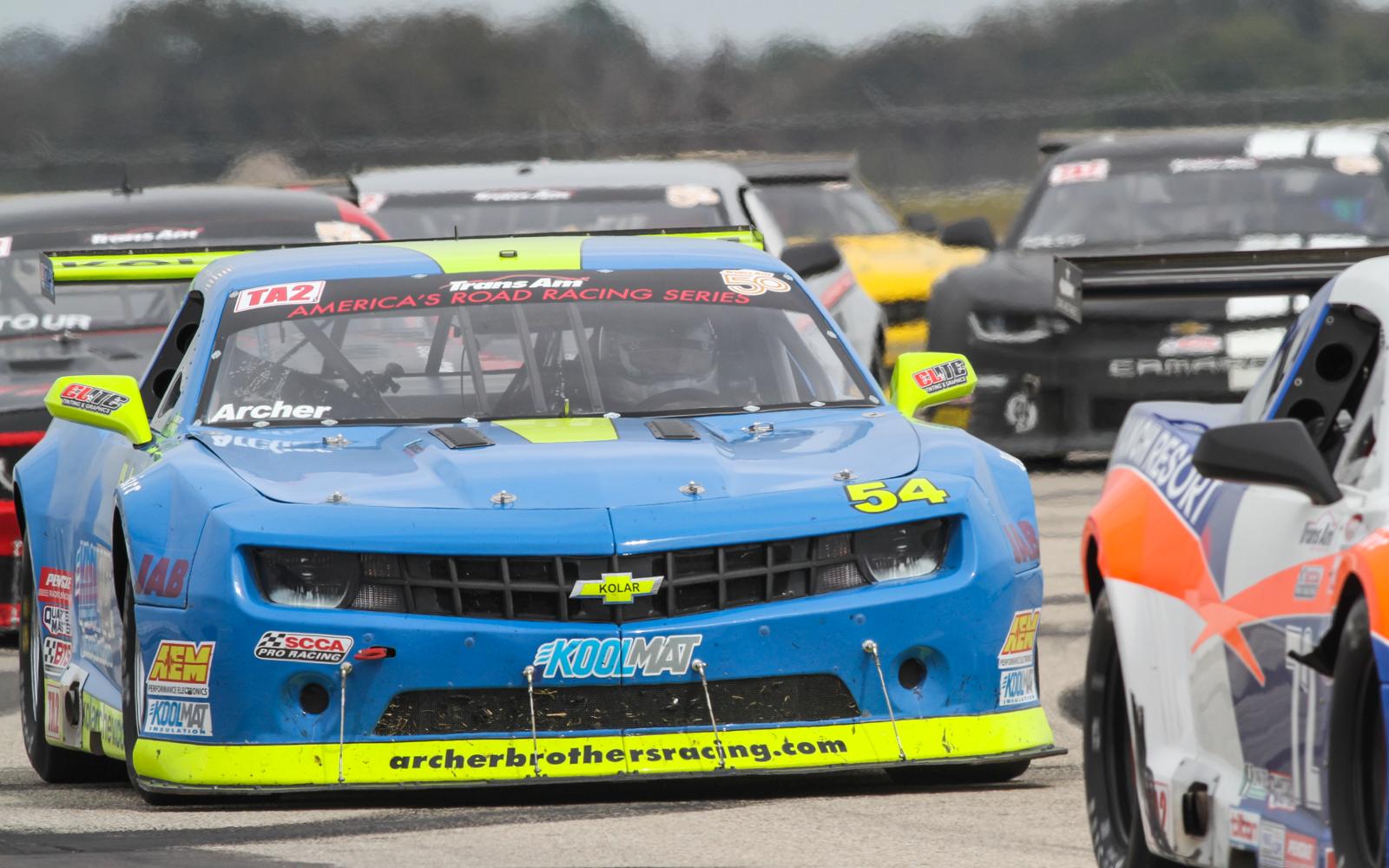 Archer Races from Back to 2nd; Finishes 11th after last lap spin